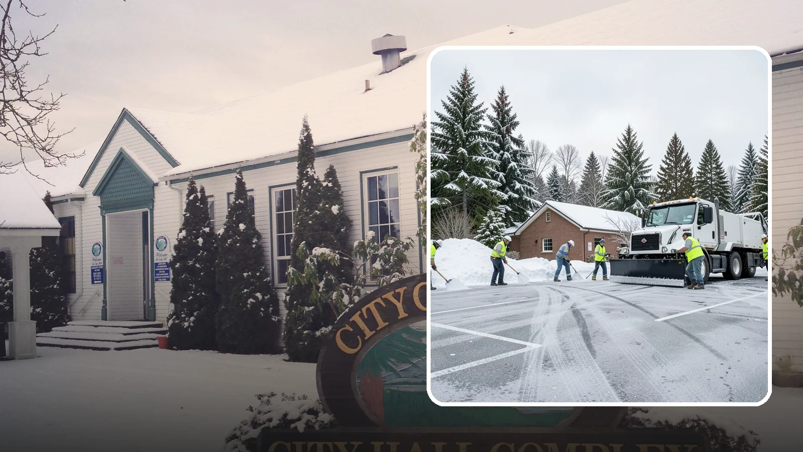 Church Parking Lot Snow Removal in Pacific, King County, WA - We clear church lots ahead of weekend services so Western Washington congregations gather safely in winter.