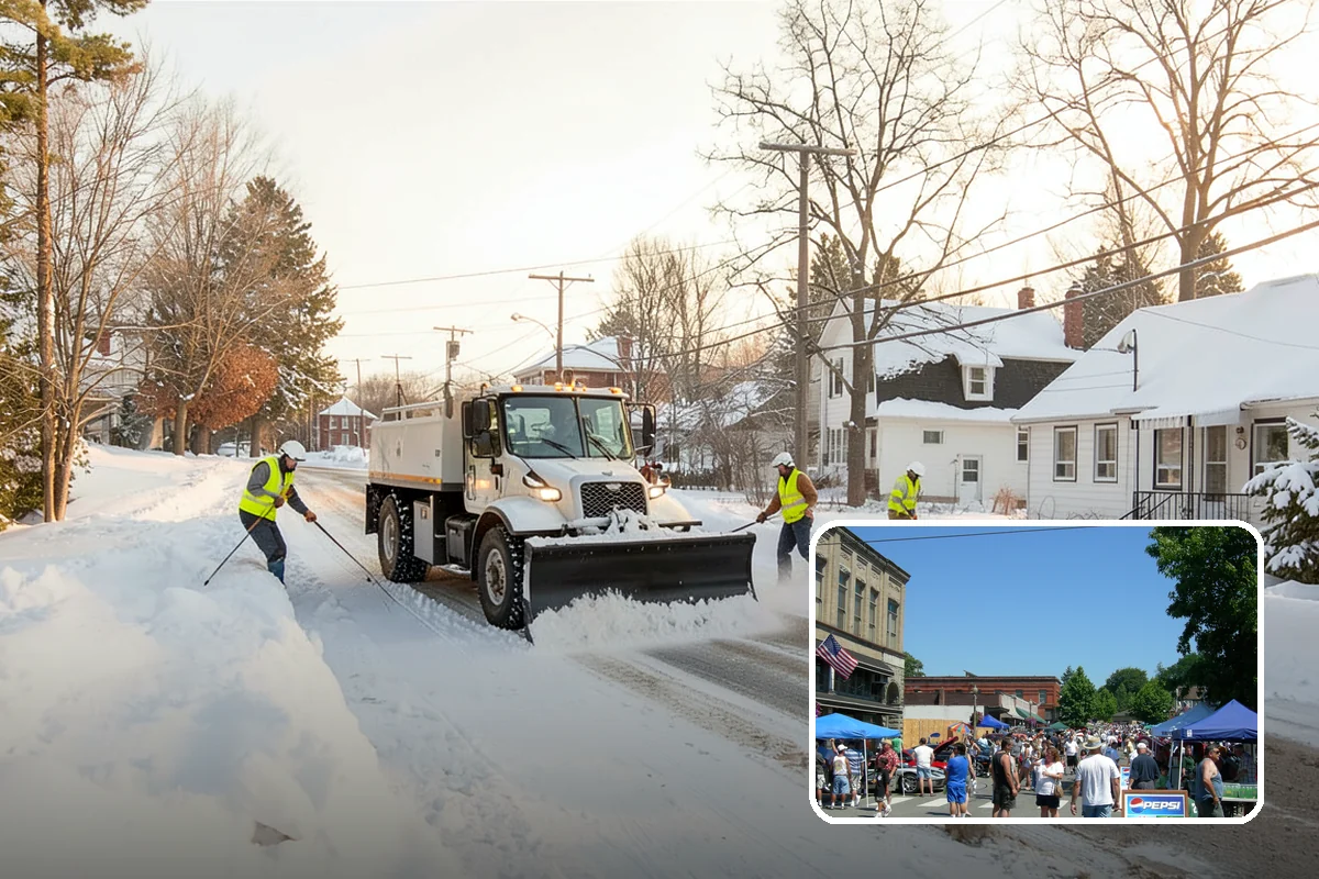 Church Parking Lot Snow Removal in Snohomish, Snohomish County, WA - Congregations arrive to a cleared lot for weekend and holiday services