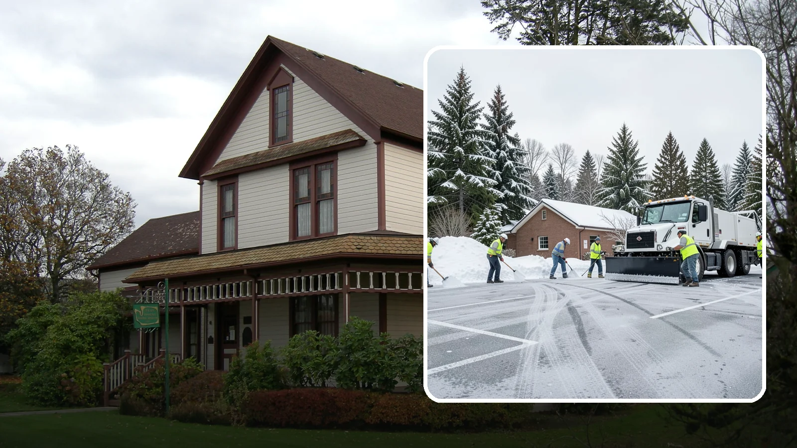 Church Parking Lot Snow Removal in Sumner, Pierce County, WA - We clear church lots ahead of weekend services so Western Washington congregations gather safely in winter.