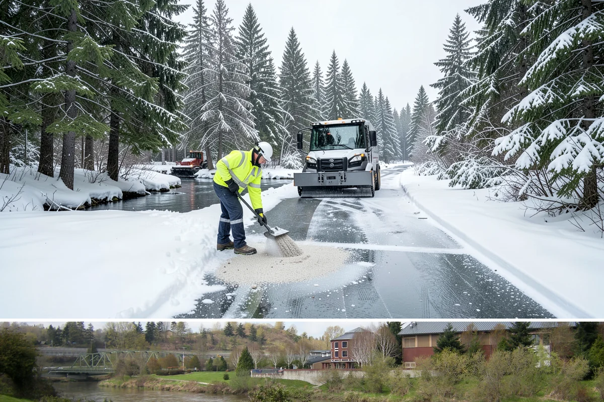 Church Parking Lot Snow Removal in Tukwila, King County, WA - Church lots in the Puget Sound area need the most winter service from December through February, peaking around the holiday...