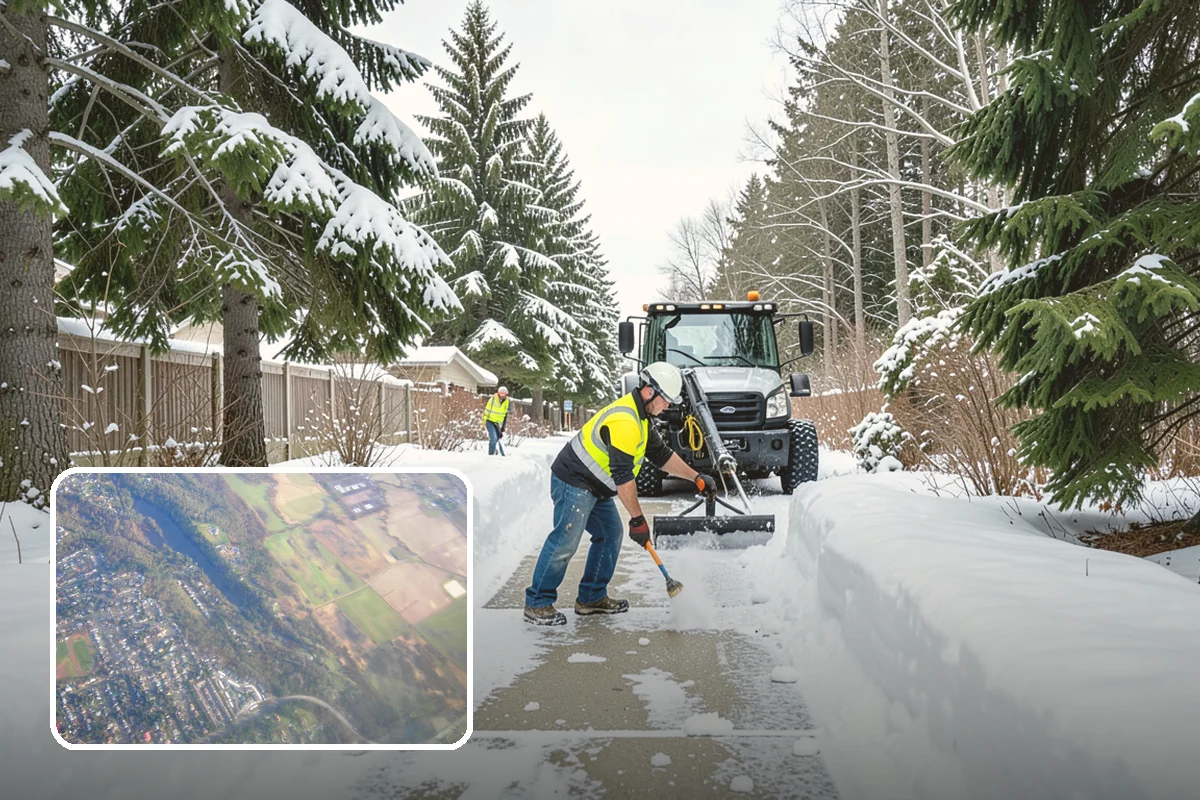 Church Property Snow Removal in Algona, King County, WA - Lots and entries ready for services