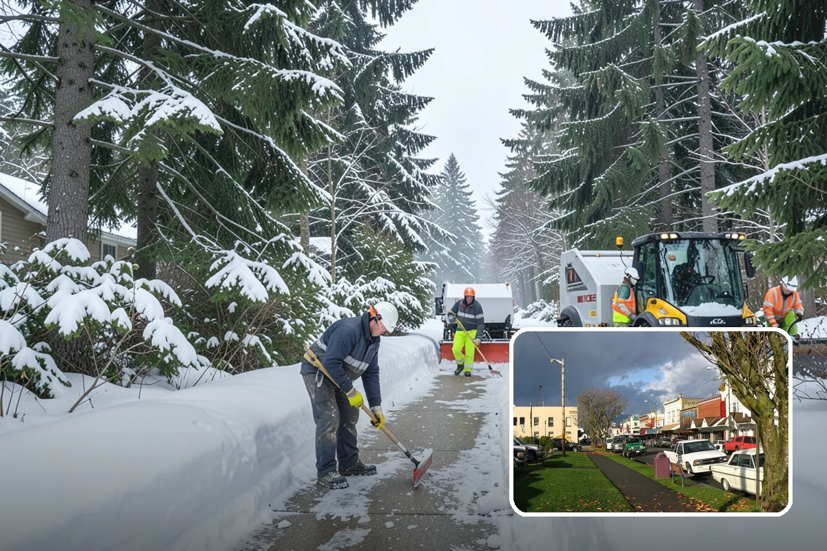 Church Property Snow Removal in Arlington, Snohomish County, WA - Lots and entries ready for services