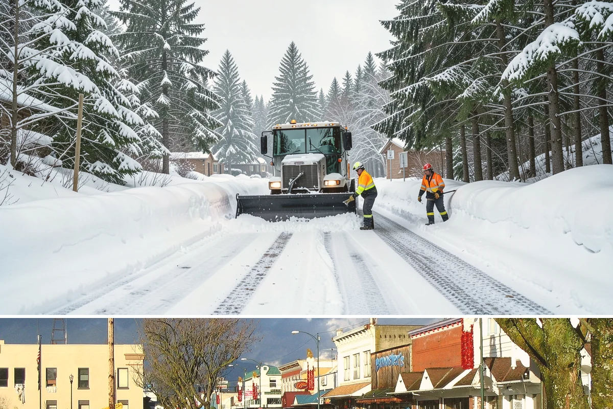 Church Property Snow Removal in Arlington, Snohomish County, WA - Church property service is most needed for winter gatherings from December through February.