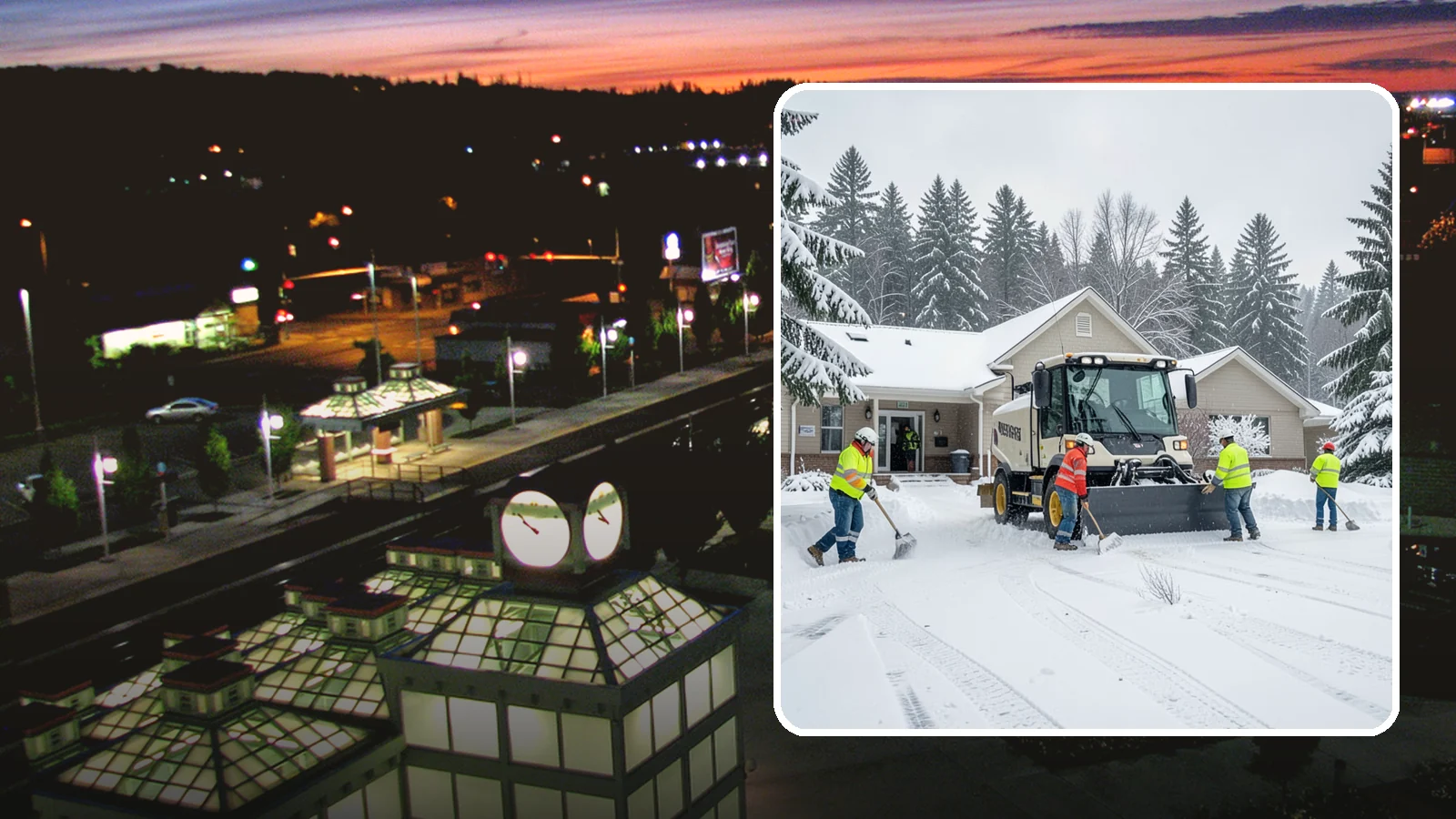 Church Property Snow Removal in Auburn, King County, WA - We clear church properties for services and events, keeping lots and entrances safe for congregations of all ages.