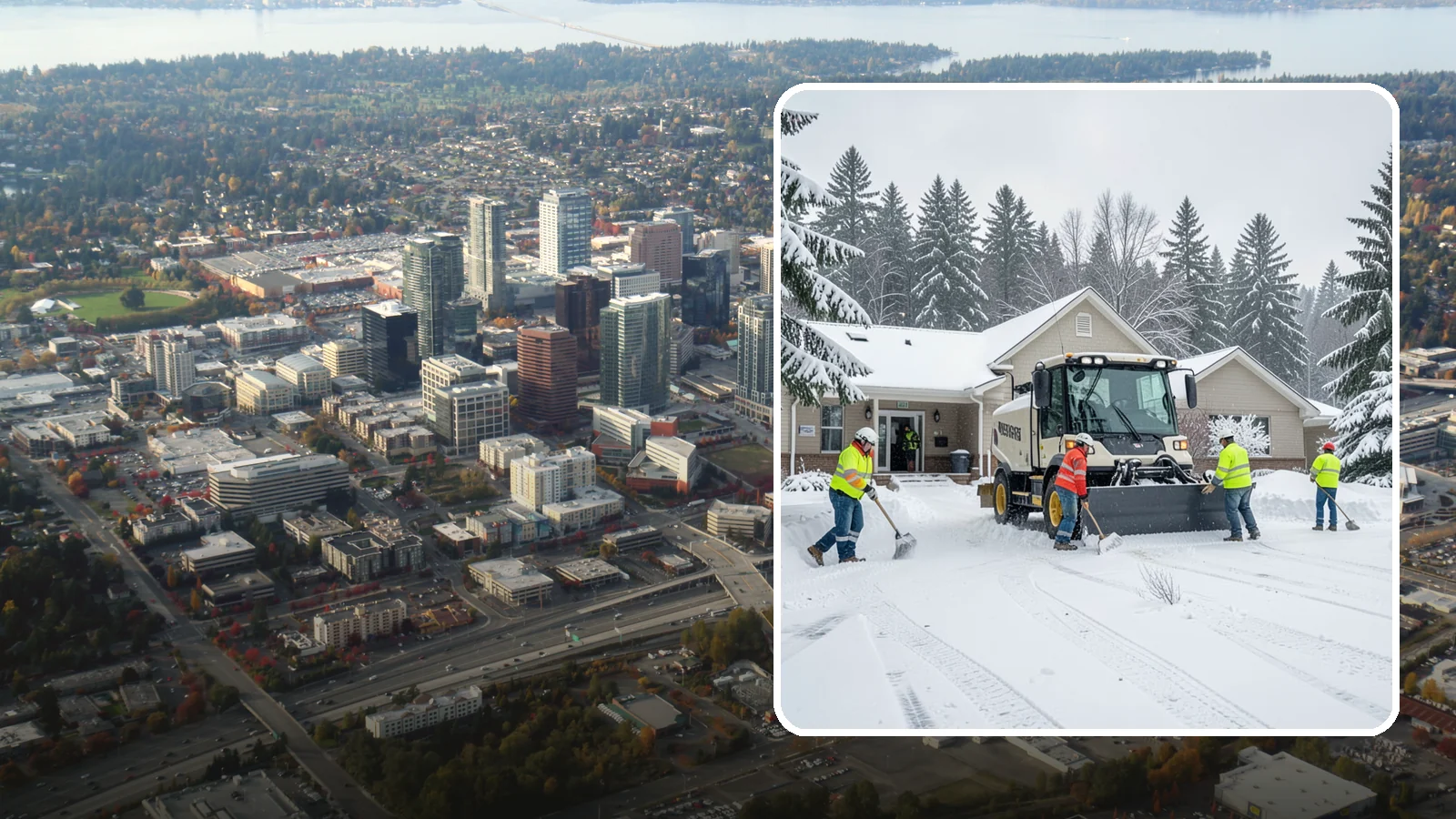 Church Property Snow Removal in Bellevue, King County, WA - We clear church properties for services and events, keeping lots and entrances safe for congregations of all ages.