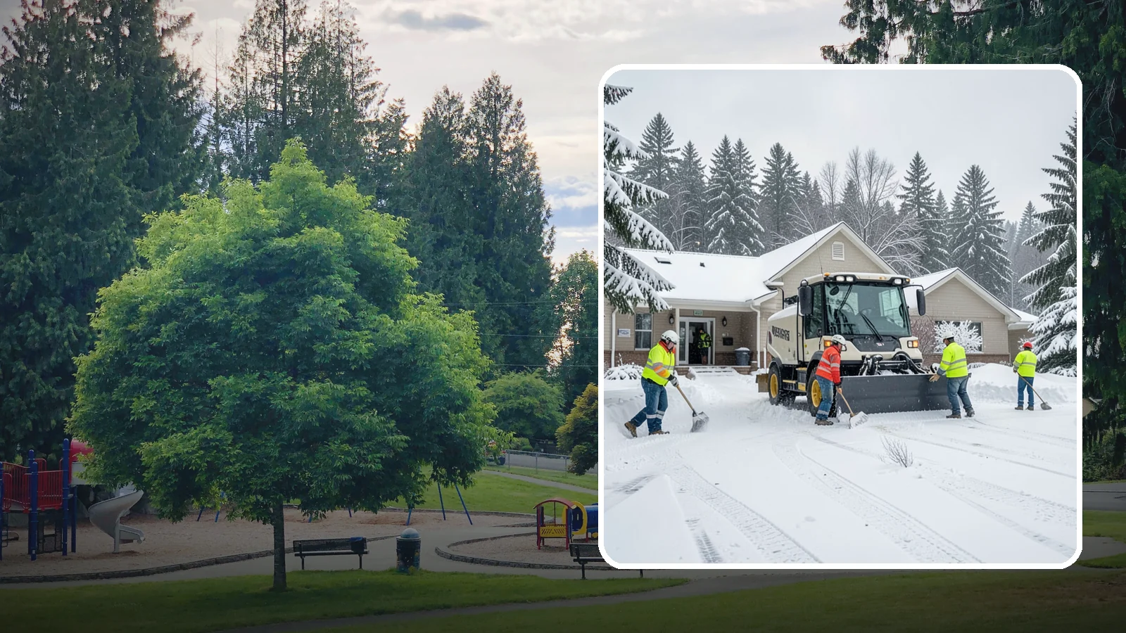 Church Property Snow Removal in Bonney Lake, Pierce County, WA - We clear church properties for services and events, keeping lots and entrances safe for congregations of all ages.