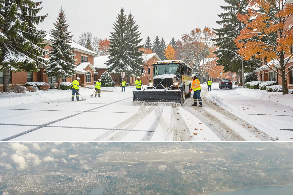 Church Property Snow Removal in Burien, King County, WA - Church property service is most needed for winter gatherings from December through February.