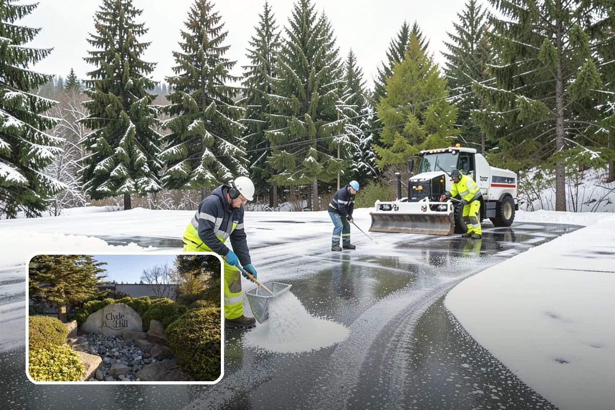 Church Property Snow Removal in Clyde Hill, King County, WA - Lots and entries ready for services