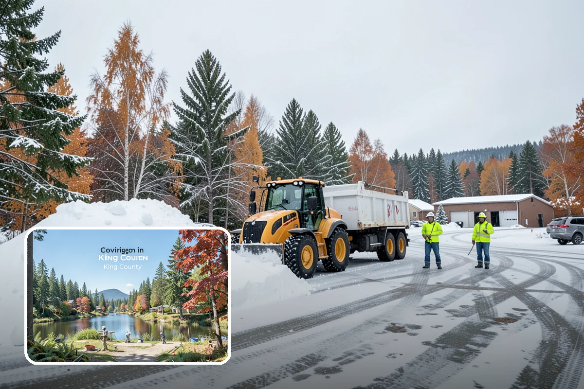 Church Property Snow Removal in Covington, King County, WA - Lots and entries ready for services