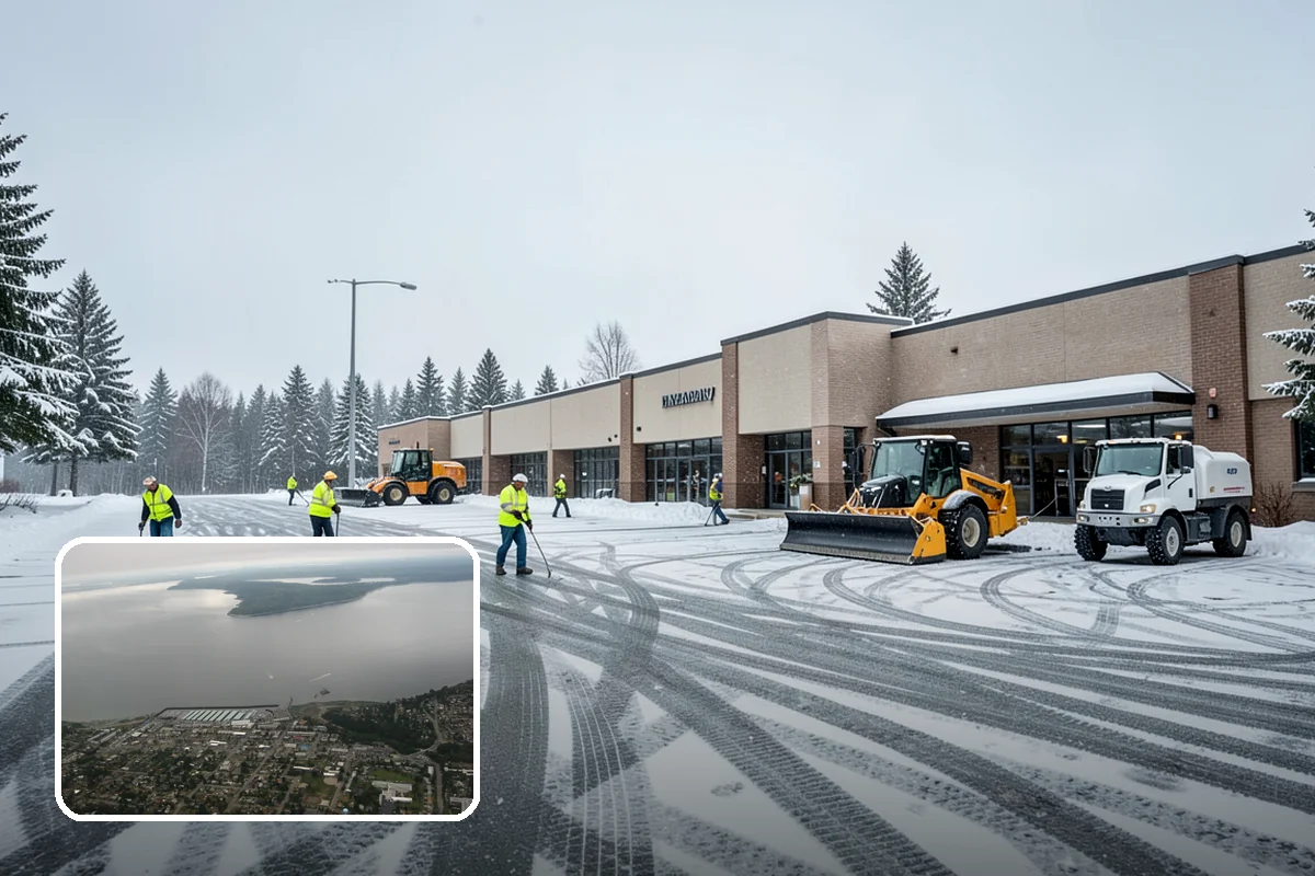 Church Property Snow Removal in Des Moines, King County, WA - Lots and entries ready for services