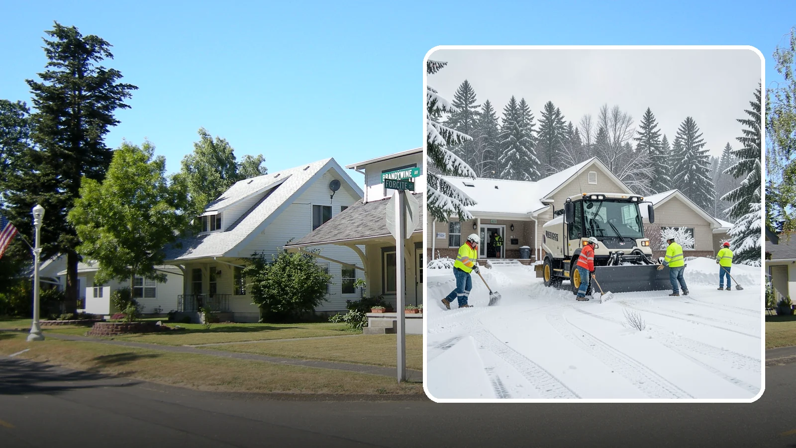 Church Property Snow Removal in DuPont, Pierce County, WA - We clear church properties for services and events, keeping lots and entrances safe for congregations of all ages.