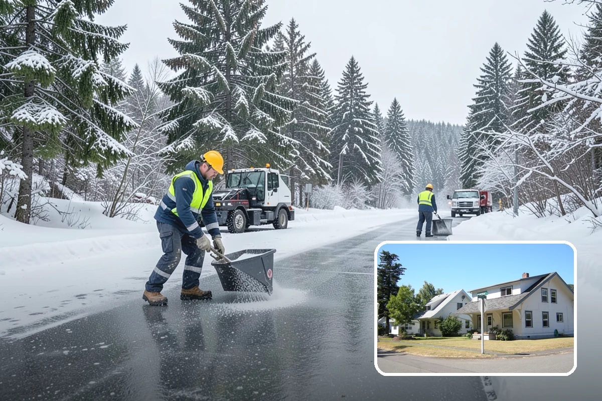 Church Property Snow Removal in DuPont, Pierce County, WA - Lots and entries ready for services