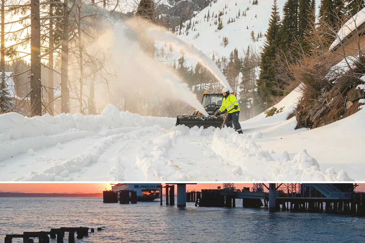 Church Property Snow Removal in Edmonds, Snohomish County, WA - Church property service is most needed for winter gatherings from December through February.