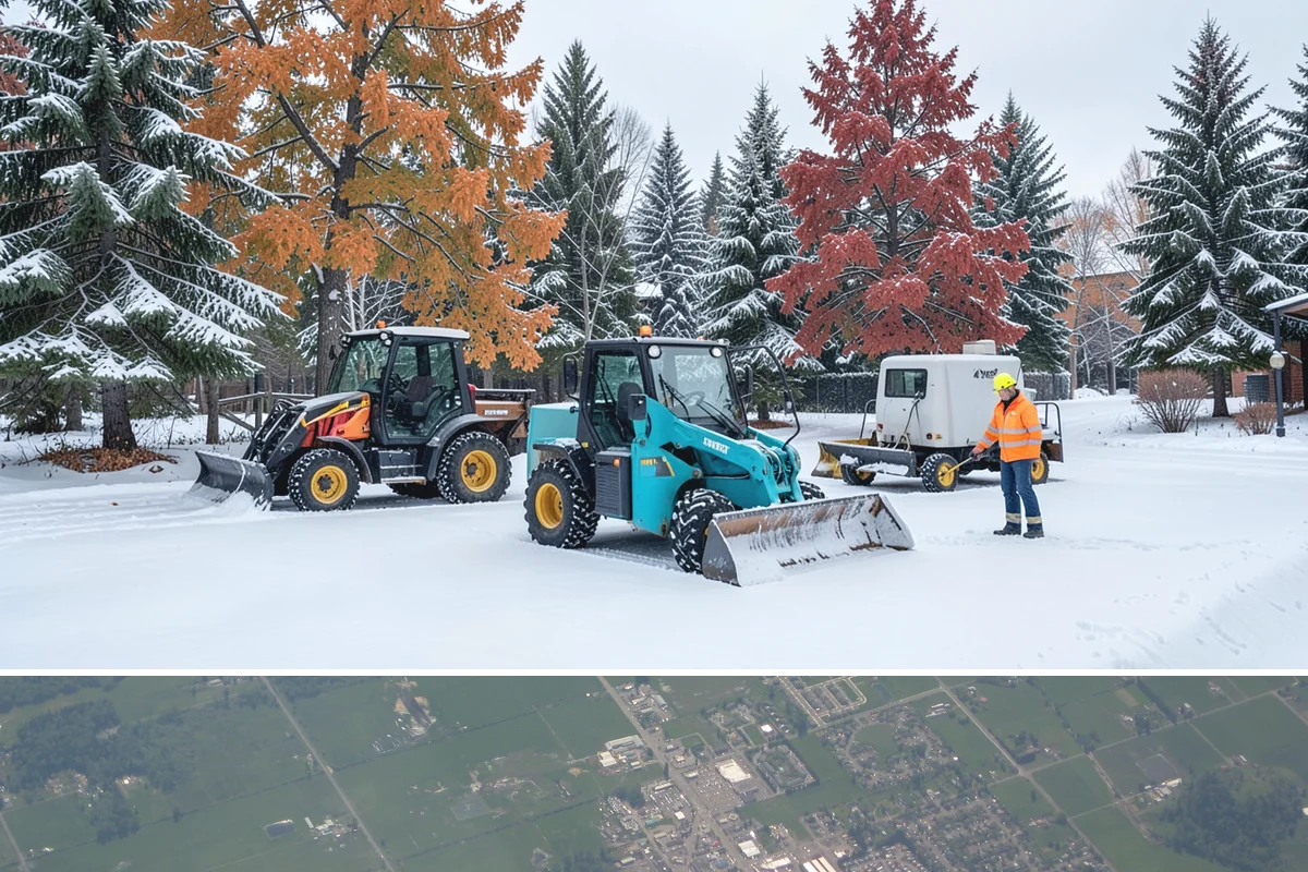 Church Property Snow Removal in Enumclaw, King County, WA - Church property service is most needed for winter gatherings from December through February.