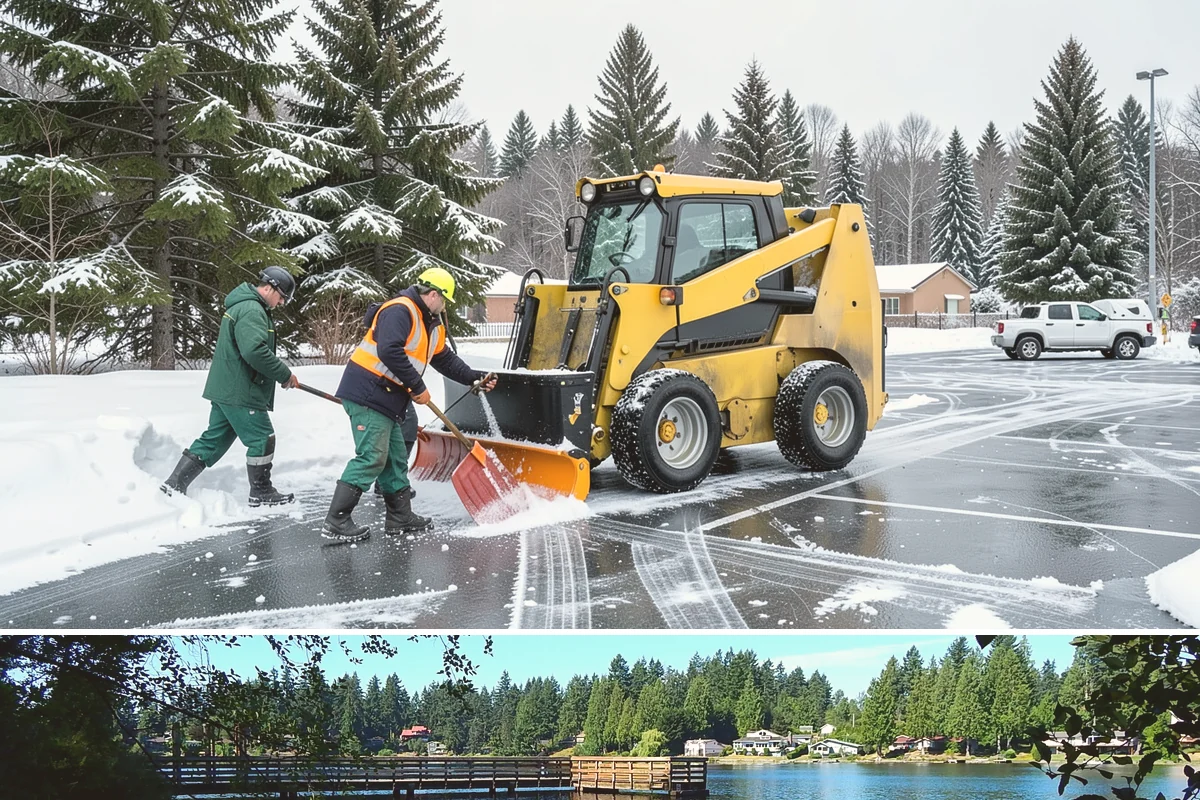 Church Property Snow Removal in Federal Way, King County, WA - Church property service is most needed for winter gatherings from December through February.