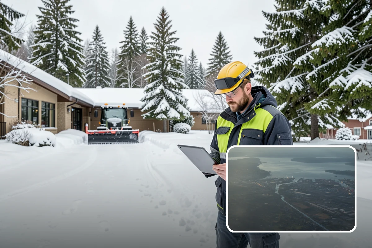 Church Property Snow Removal in Fife, Pierce County, WA - Lots and entries ready for services