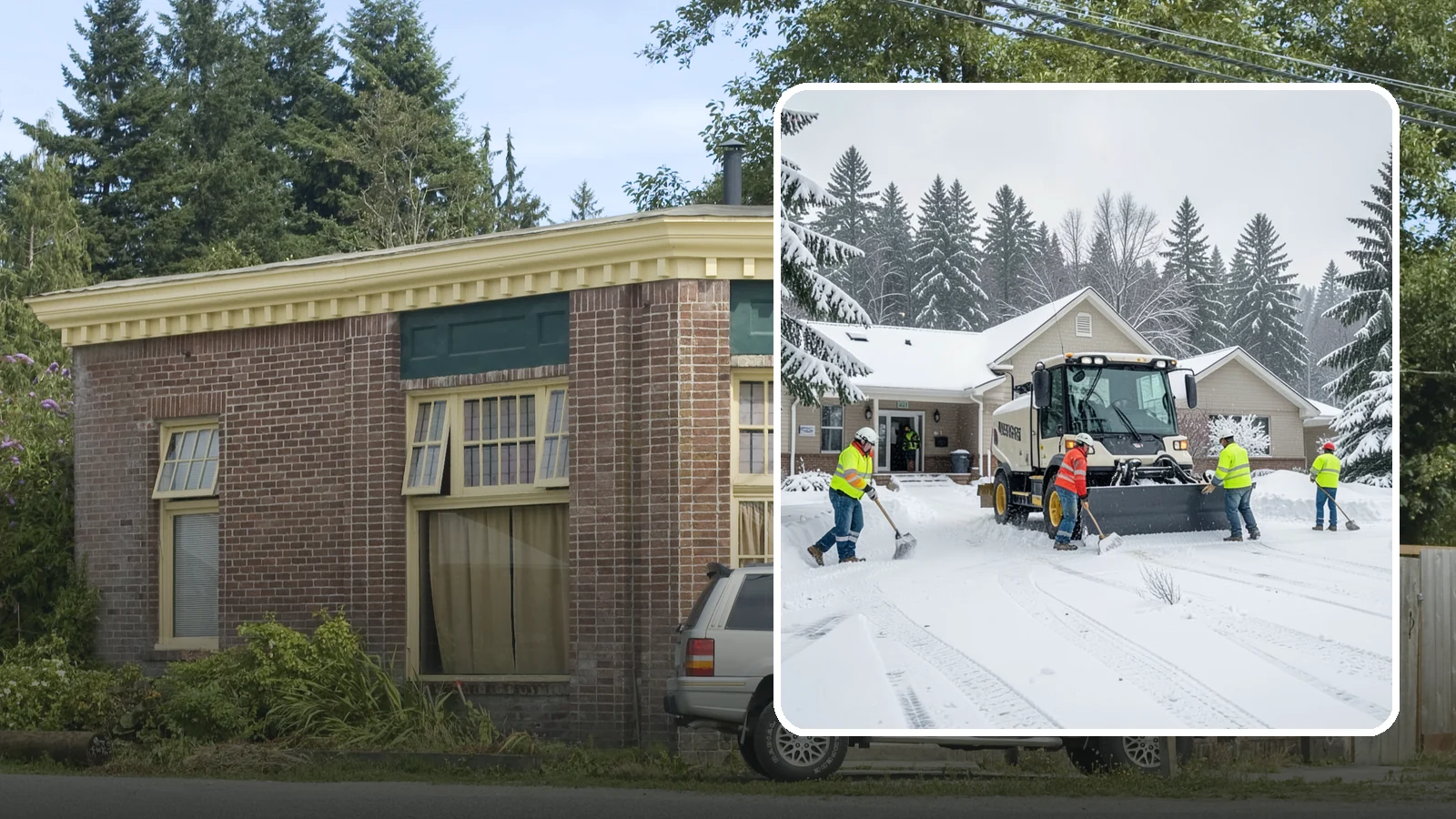 Church Property Snow Removal in Hamilton, Skagit County, WA - We clear church properties for services and events, keeping lots and entrances safe for congregations of all ages.