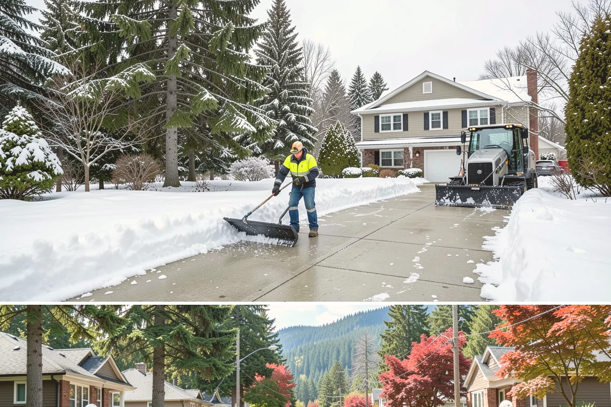 Church Property Snow Removal in Hunts Point, King County, WA - Church property service is most needed for winter gatherings from December through February.