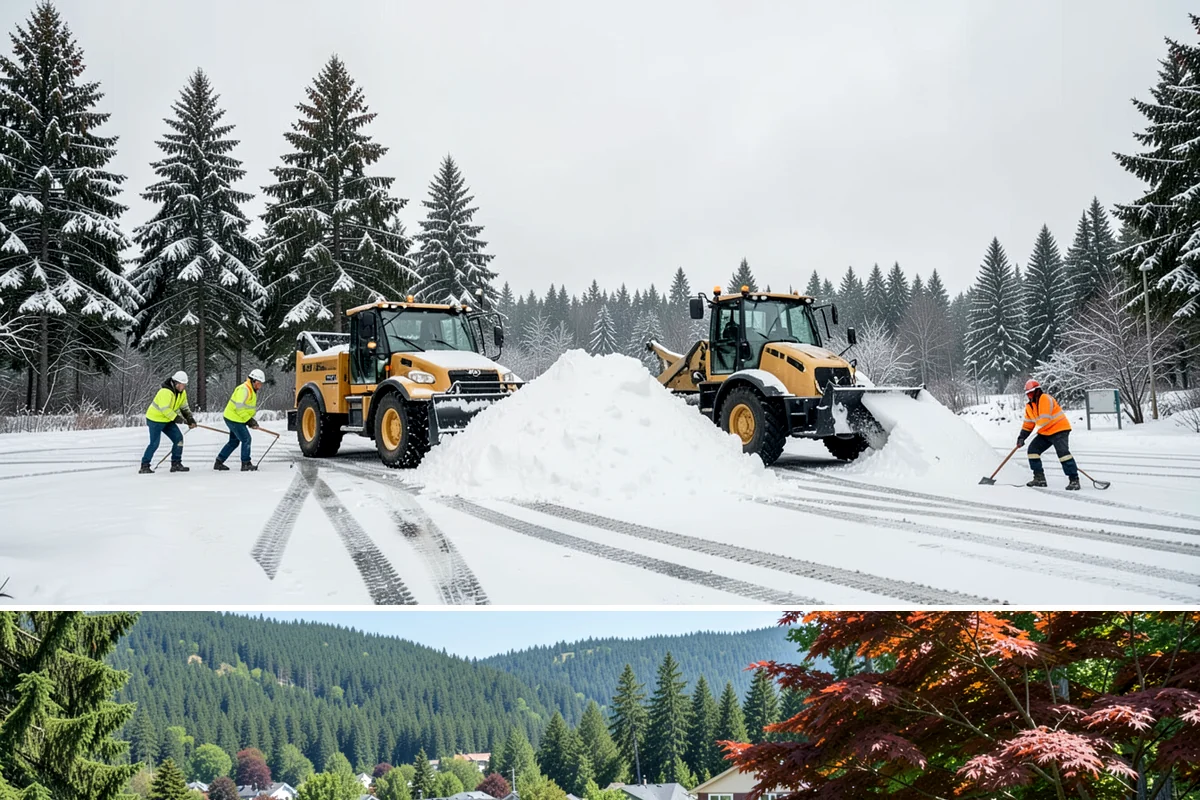 Church Property Snow Removal in Index, Snohomish County, WA - Church property service is most needed for winter gatherings from December through February.