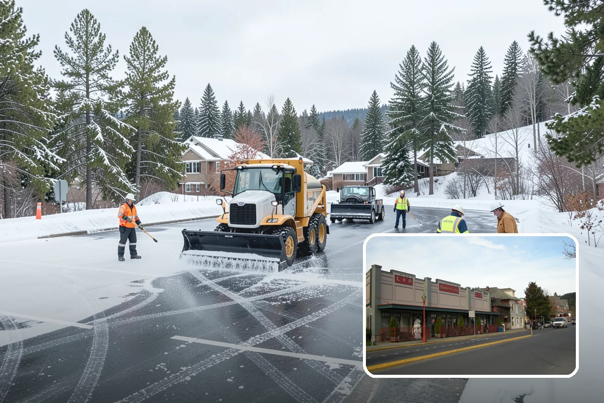 Church Property Snow Removal in Issaquah, King County, WA - Lots and entries ready for services