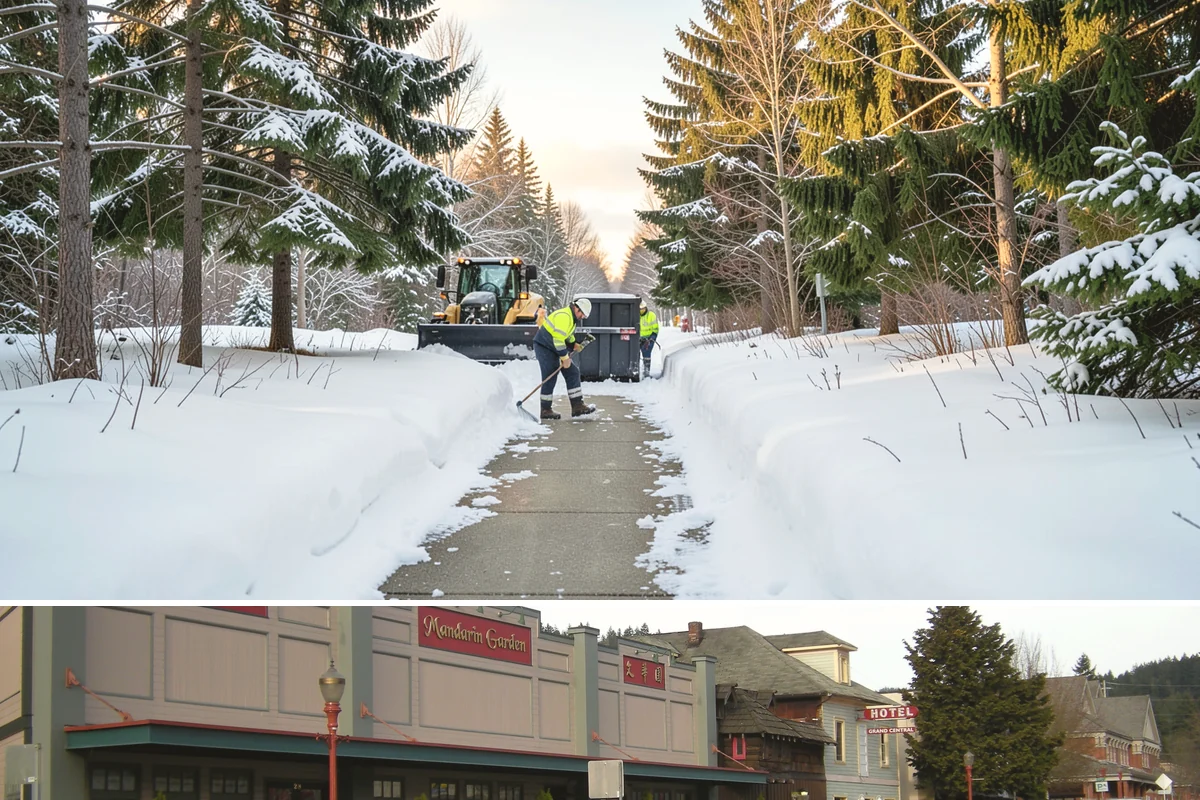 Church Property Snow Removal in Issaquah, King County, WA - Church property service is most needed for winter gatherings from December through February.