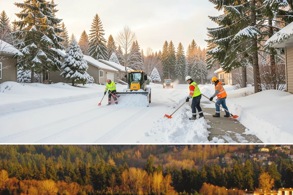 Church Property Snow Removal in Kenmore, King County, WA - Church property service is most needed for winter gatherings from December through February.