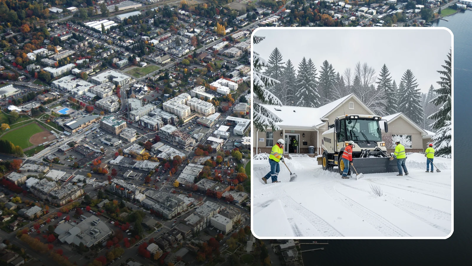 Church Property Snow Removal in Kirkland, King County, WA - We clear church properties for services and events, keeping lots and entrances safe for congregations of all ages.