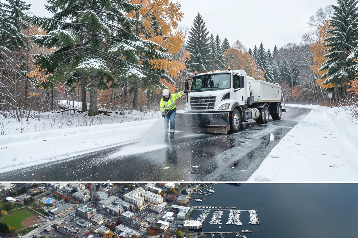 Church Property Snow Removal in Kirkland, King County, WA - Church property service is most needed for winter gatherings from December through February.