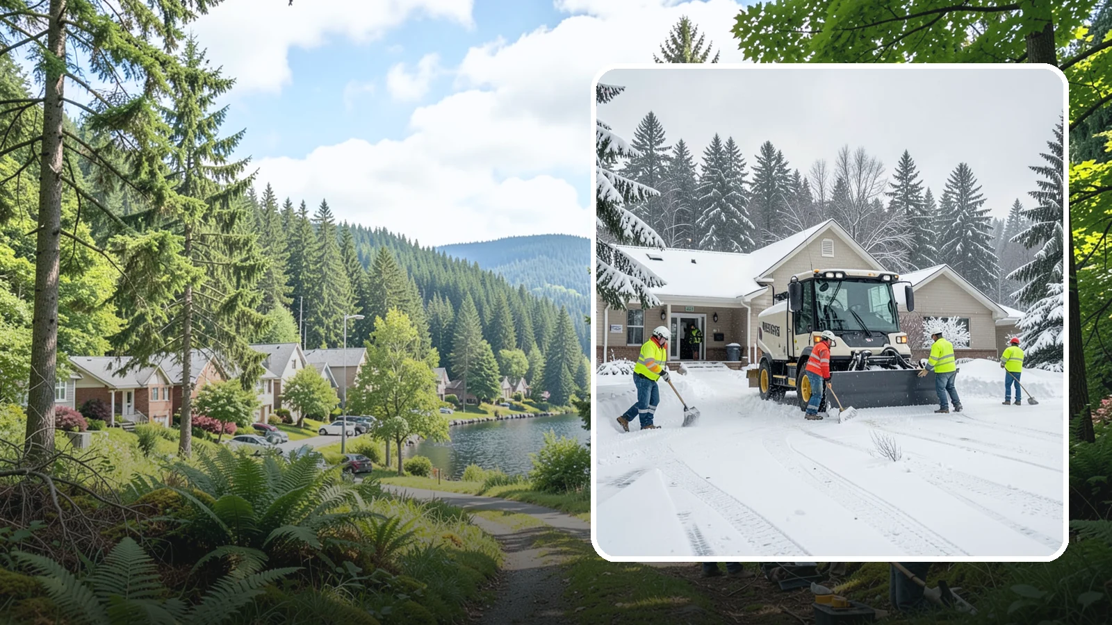 Church Property Snow Removal in Lake Forest Park, King County, WA - We clear church properties for services and events, keeping lots and entrances safe for congregations of all ages.