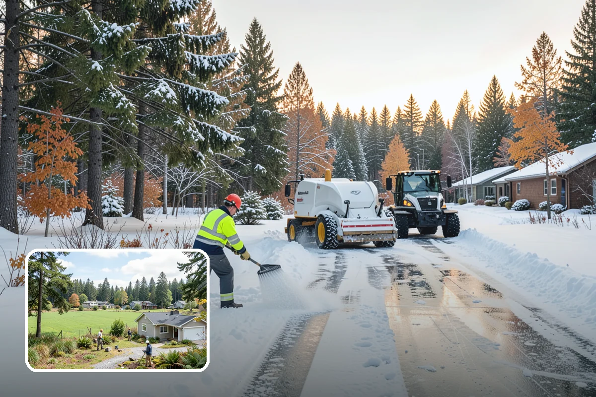 Church Property Snow Removal in Lyman, Skagit County, WA - Lots and entries ready for services