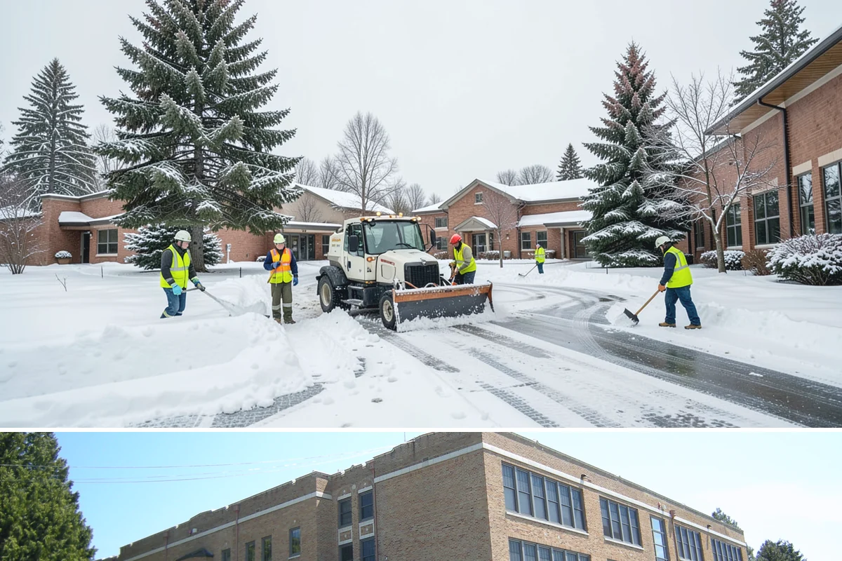 Church Property Snow Removal in Maple Valley, King County, WA - Church property service is most needed for winter gatherings from December through February.