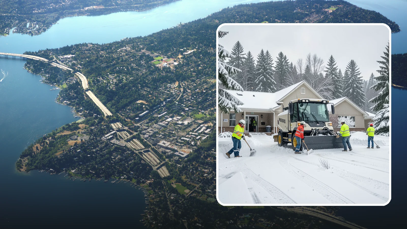 Church Property Snow Removal in Mercer Island, King County, WA - We clear church properties for services and events, keeping lots and entrances safe for congregations of all ages.