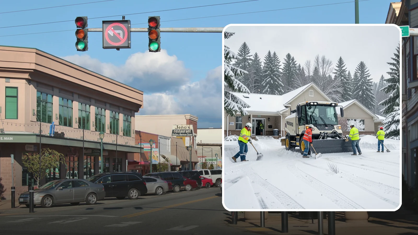 Church Property Snow Removal in Monroe, Snohomish County, WA - We clear church properties for services and events, keeping lots and entrances safe for congregations of all ages.