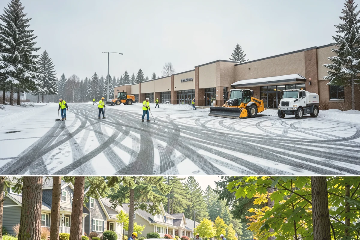Church Property Snow Removal in Normandy Park, King County, WA - Church property service is most needed for winter gatherings from December through February.