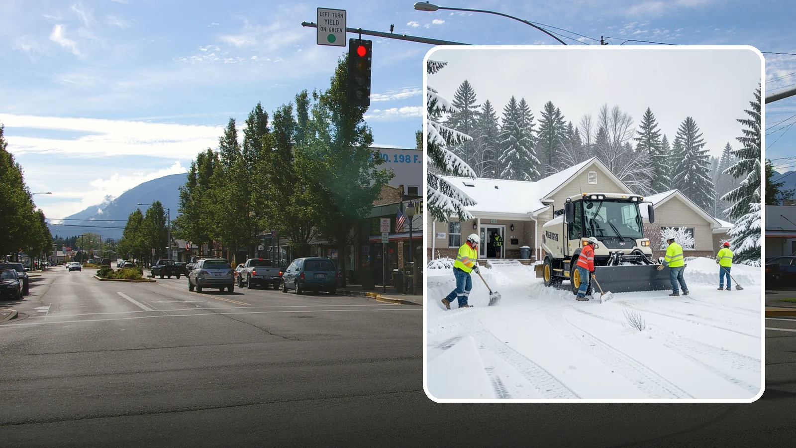 Church Property Snow Removal in North Bend, King County, WA - We clear church properties for services and events, keeping lots and entrances safe for congregations of all ages.