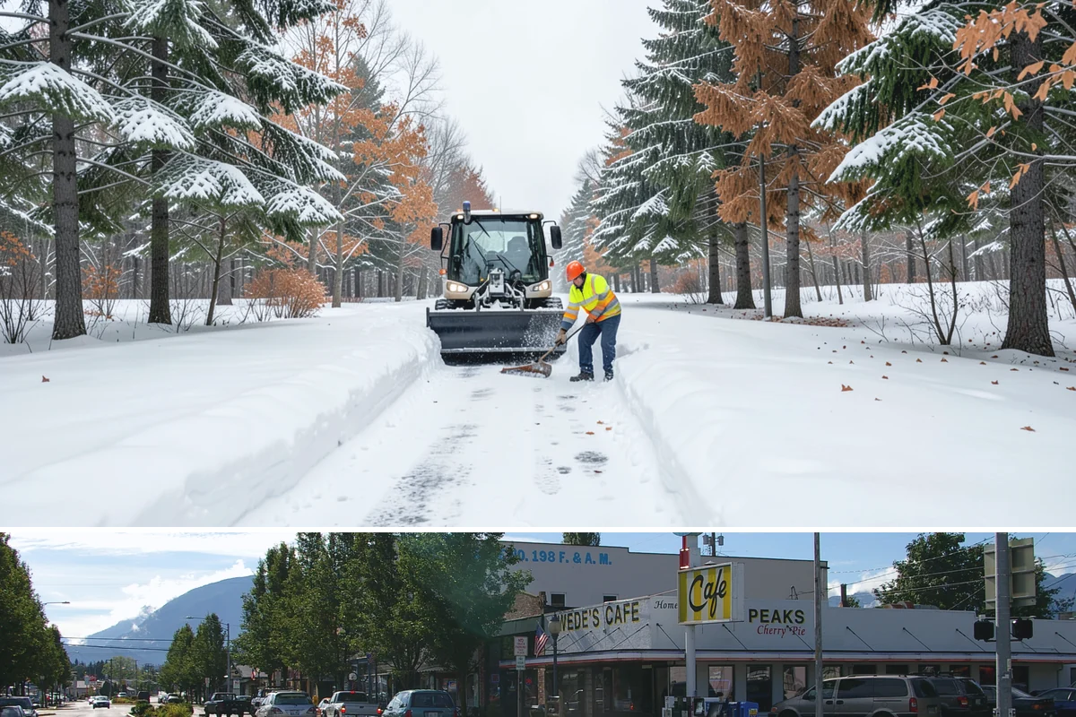 Church Property Snow Removal in North Bend, King County, WA - Church property service is most needed for winter gatherings from December through February.