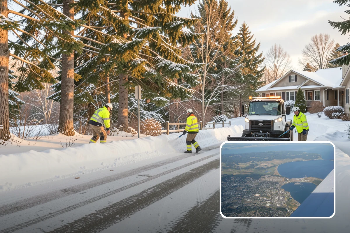 Church Property Snow Removal in Oak Harbor, Island County, WA - Lots and entries ready for services