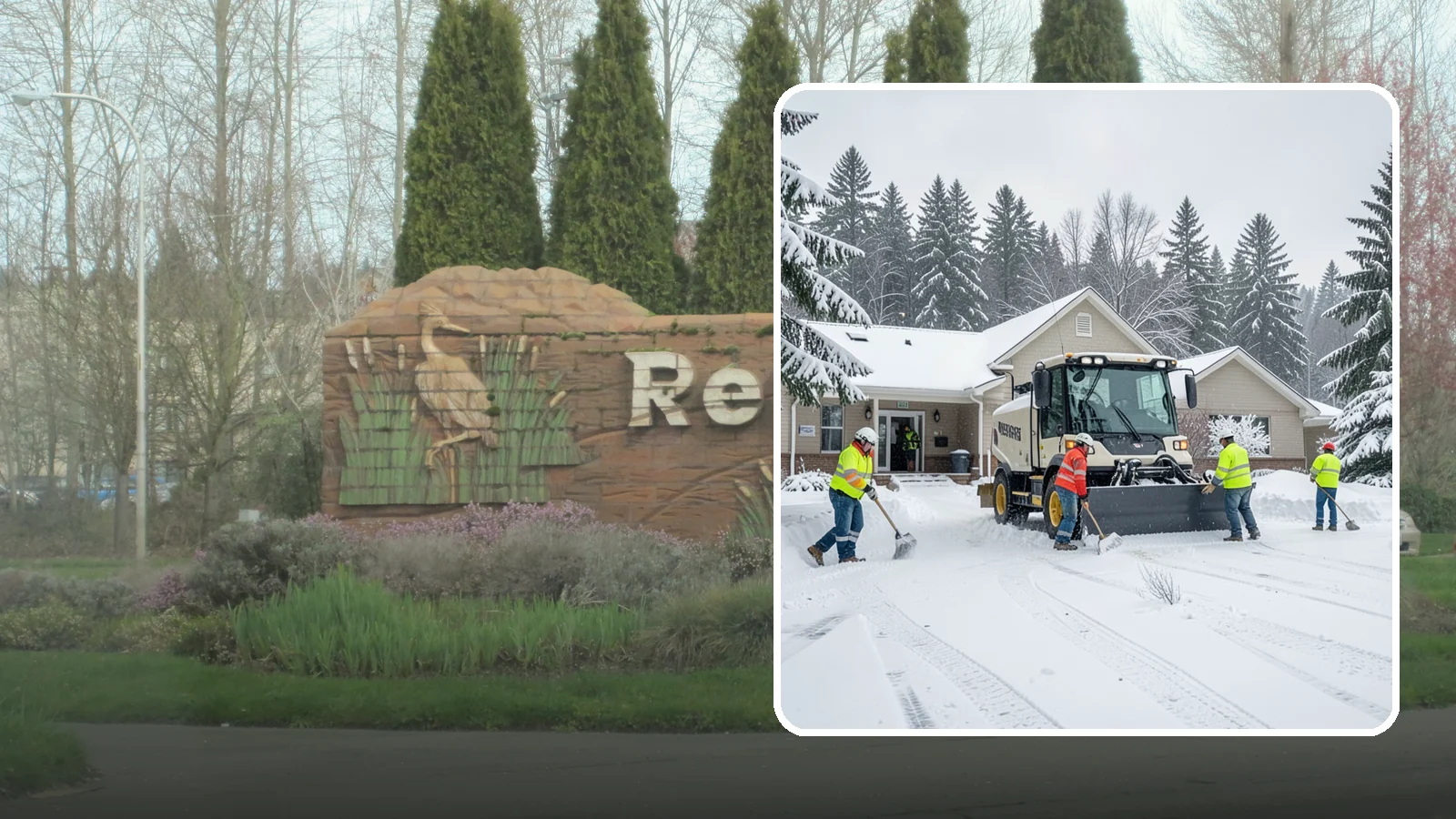 Church Property Snow Removal in Renton, King County, WA - We clear church properties for services and events, keeping lots and entrances safe for congregations of all ages.