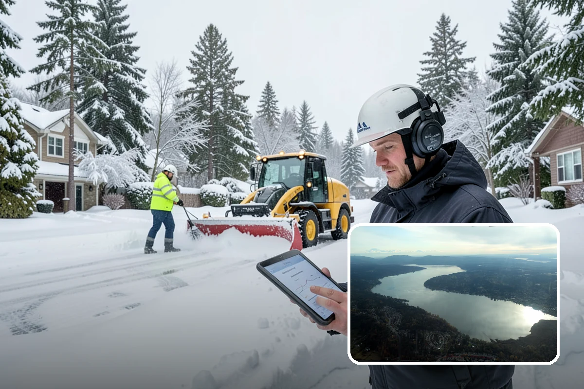 Church Property Snow Removal in Sammamish, King County, WA - Lots and entries ready for services