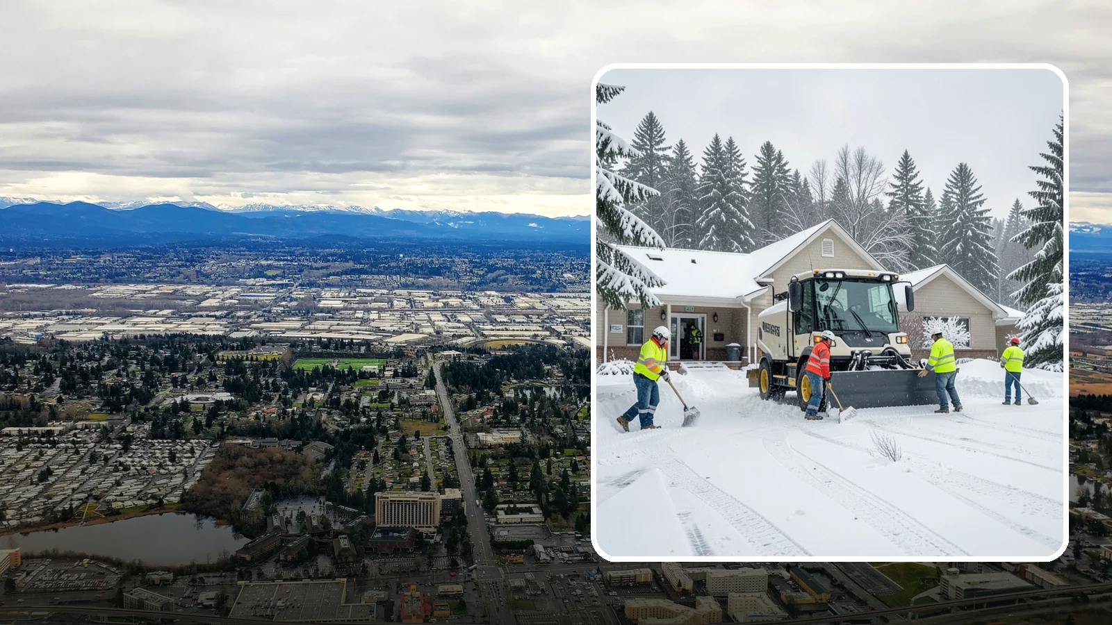 Church Property Snow Removal in SeaTac, King County, WA - We clear church properties for services and events, keeping lots and entrances safe for congregations of all ages.