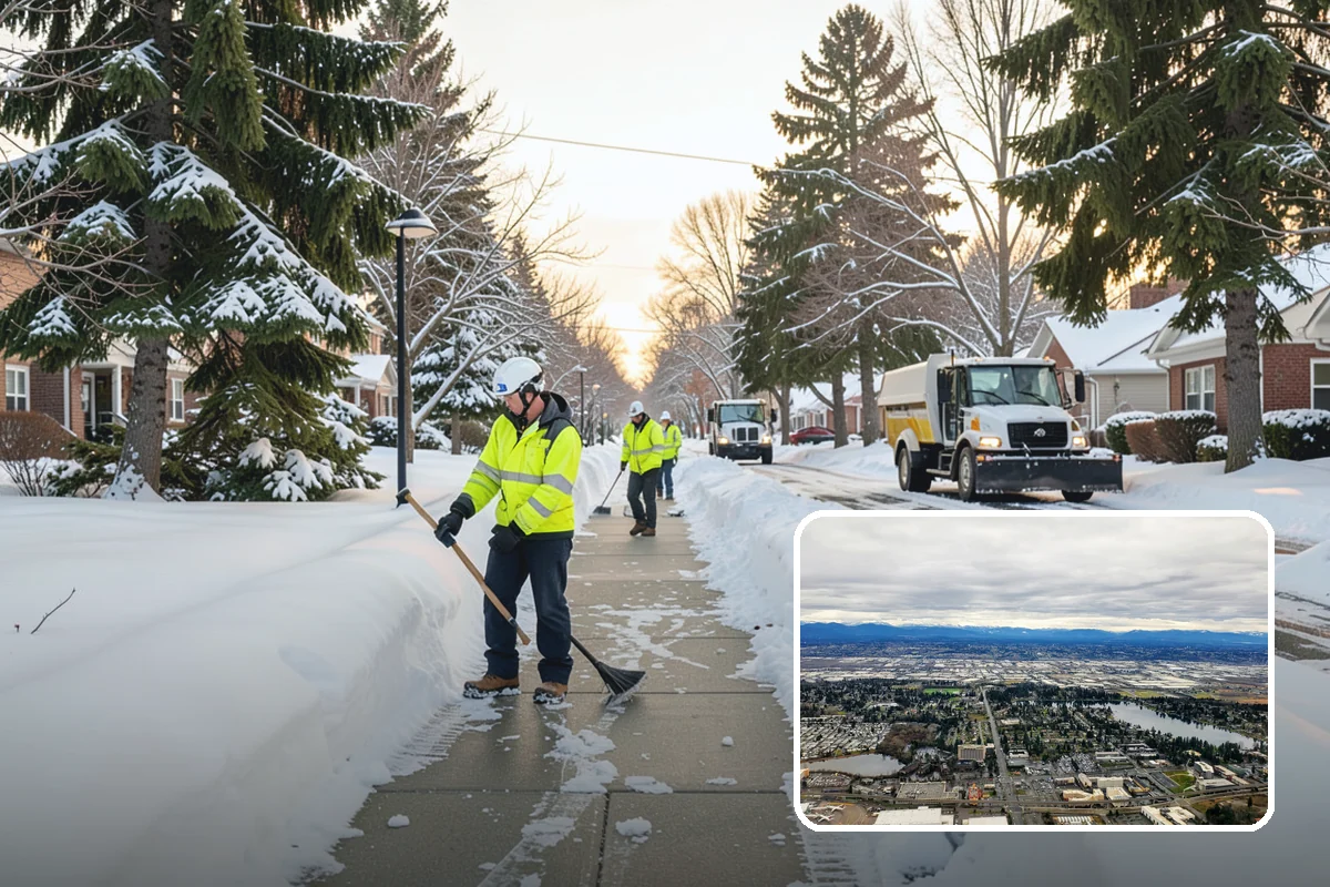 Church Property Snow Removal in SeaTac, King County, WA - Lots and entries ready for services
