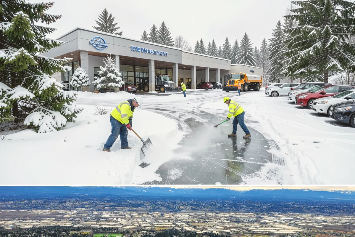 Church Property Snow Removal in SeaTac, King County, WA - Church property service is most needed for winter gatherings from December through February.