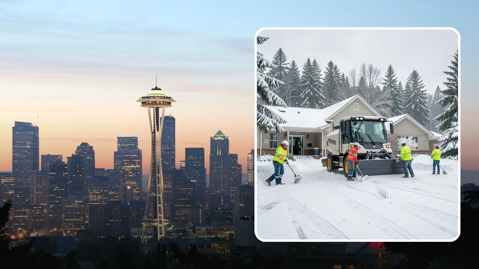 Church Property Snow Removal in Seattle, King County, WA - We clear church properties for services and events, keeping lots and entrances safe for congregations of all ages.