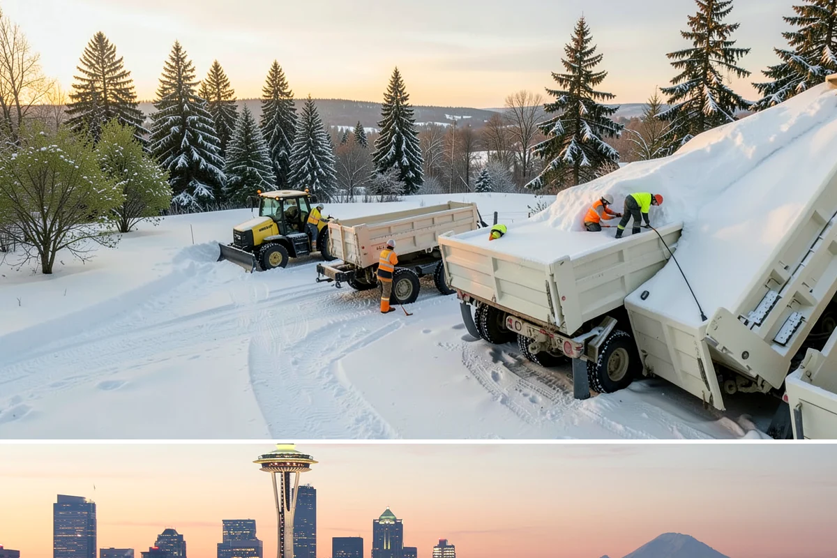 Church Property Snow Removal in Seattle, King County, WA - Church property service is most needed for winter gatherings from December through February.