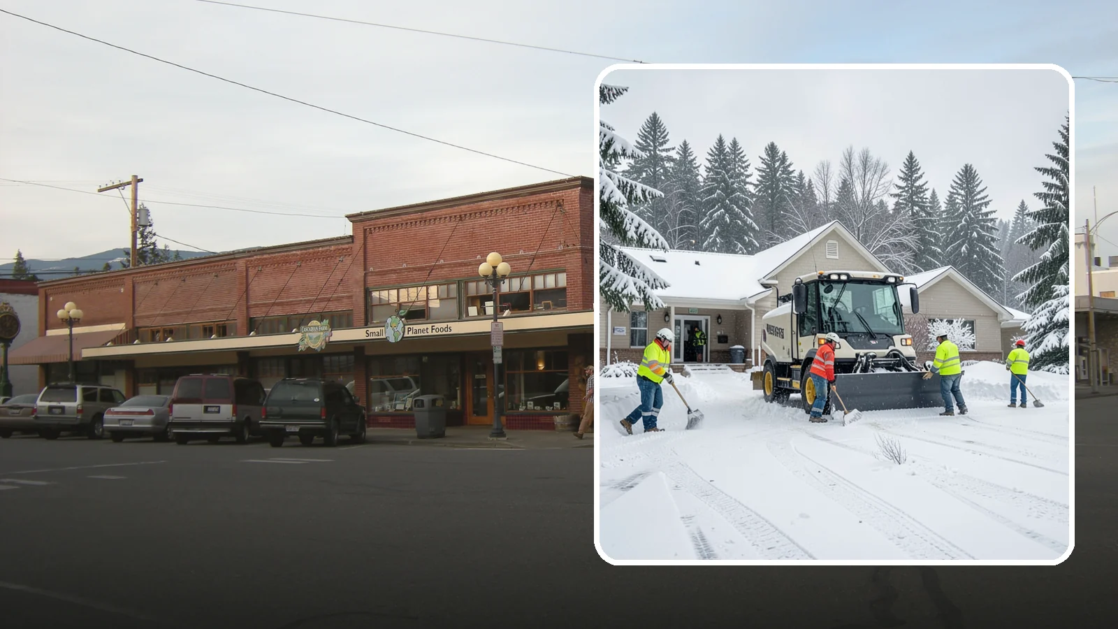 Church Property Snow Removal in Sedro-Woolley, Skagit County, WA - We clear church properties for services and events, keeping lots and entrances safe for congregations of all ages.
