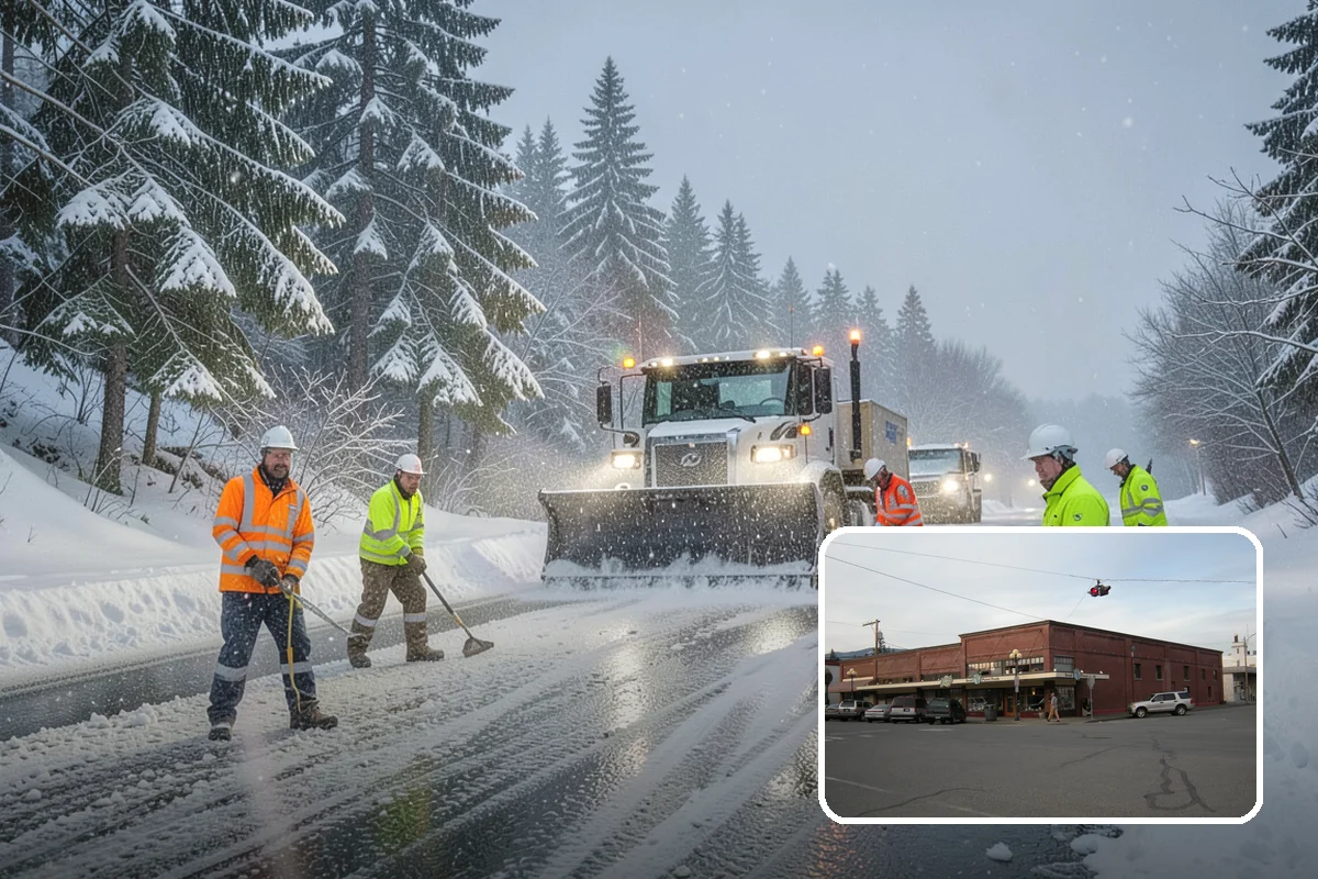 Church Property Snow Removal in Sedro-Woolley, Skagit County, WA - Lots and entries ready for services