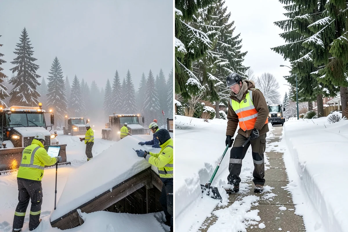 Church Property Snow Removal in Sedro-Woolley, Skagit County, WA - Confirm service and event schedules