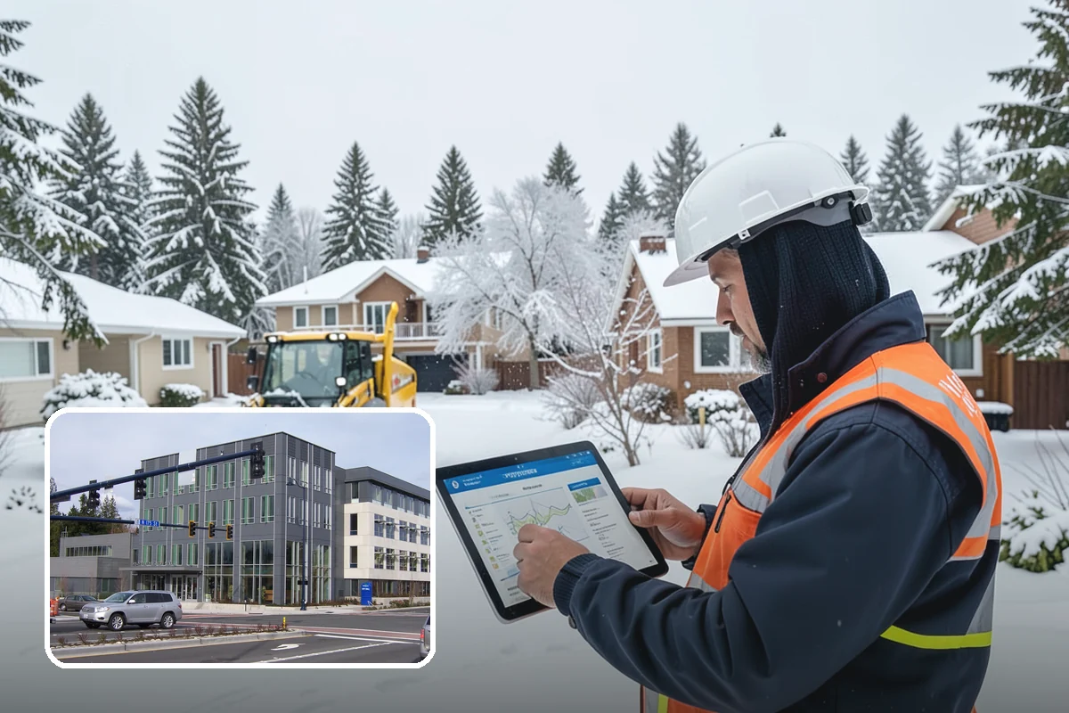 Church Property Snow Removal in Shoreline, King County, WA - Lots and entries ready for services