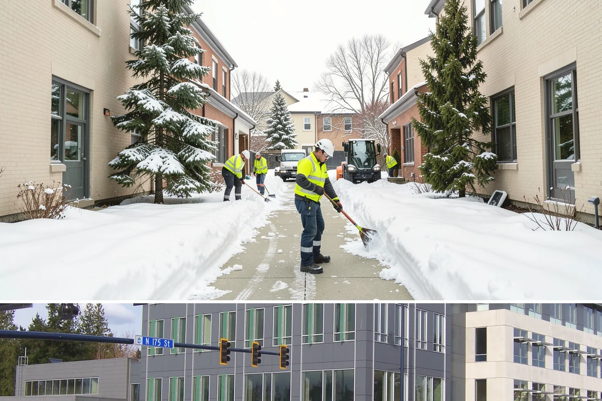 Church Property Snow Removal in Shoreline, King County, WA - Church property service is most needed for winter gatherings from December through February.