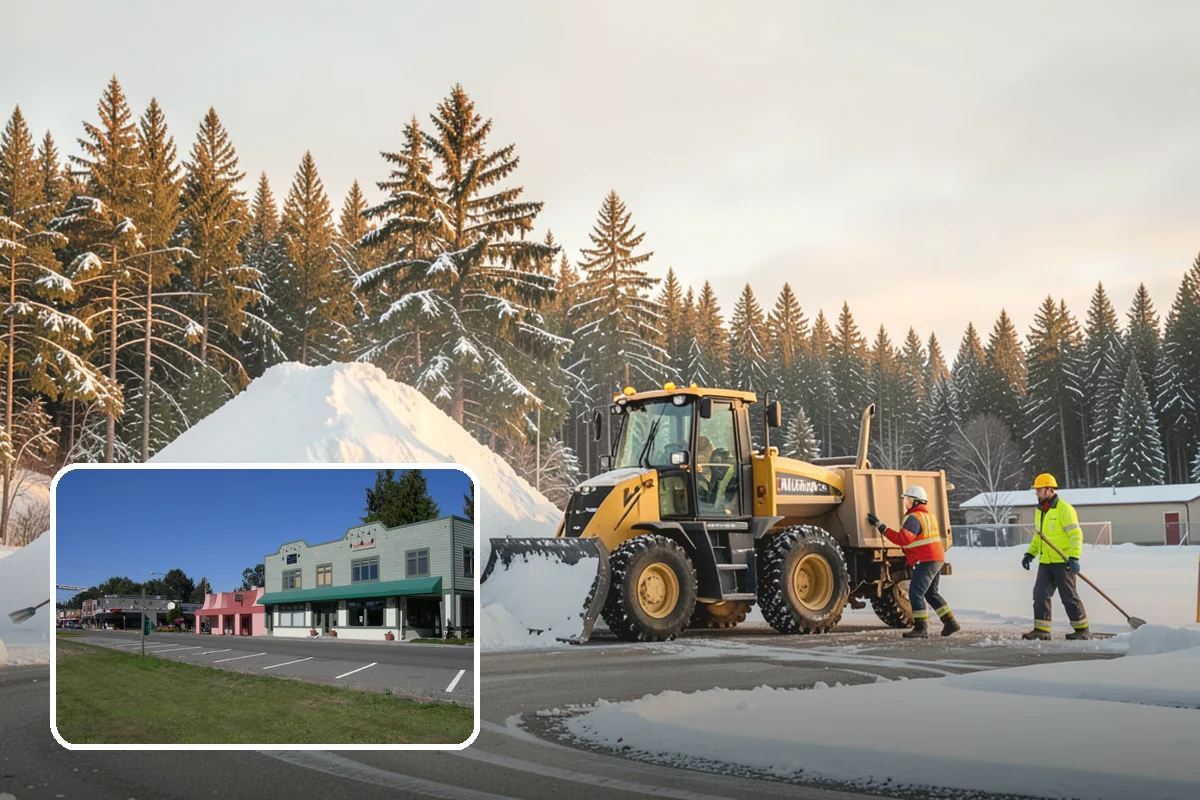 Church Property Snow Removal in Snoqualmie, King County, WA - Lots and entries ready for services